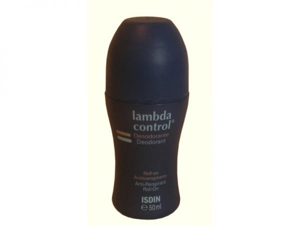 Isdin desodorante Lambda control roll-on antitraspirante sin alcohol 50ml.